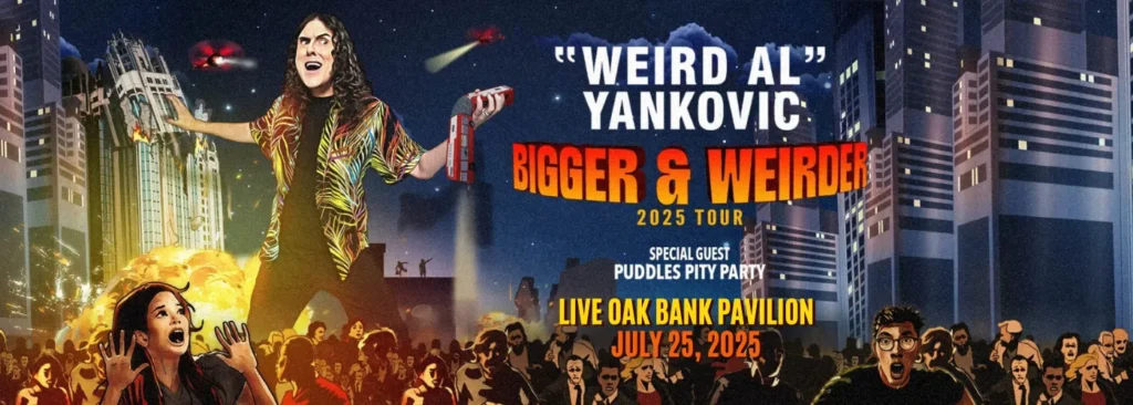 Weird Al Yankovic & Puddles Pity Party at Live Oak Bank Pavilion At Riverfront Park